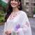 women floral embroidered regular thread work liva kurta with trousers & with dupatta