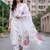 women floral embroidered regular thread work liva kurta with trousers & with dupatta