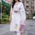 women floral embroidered regular thread work liva kurta with trousers & with dupatta