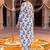 women floral printed regular cotton kurta with trousers & with dupatta