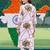 women floral printed regular cotton kurta with trousers