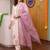 women floral embroidered regular thread work kurta with trousers & with dupatta