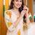 women printed regular cotton kurta with trousers