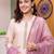 women floral embroidered regular thread work kurta with trousers & with dupatta