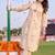 women printed regular kurta with trousers