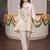 women floral printed regular cotton kurta with trousers