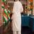 women ethnic motifs embroidered regular thread work cotton kurta with trousers