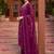 women ethnic motifs printed regular kurta with trousers & with dupatta