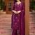 women ethnic motifs printed regular kurta with trousers & with dupatta