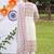 women ethnic motifs printed regular cotton kurta with trousers & with dupatta