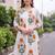 women floral printed regular cotton kurta with trousers