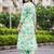 women floral printed regular kurta with trousers
