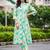 women floral printed regular kurta with trousers