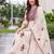 women ethnic motifs embroidered empire thread work kurta with trousers & with dupatta