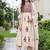 women ethnic motifs embroidered empire thread work kurta with trousers & with dupatta