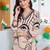 women printed regular kurta with palazzos