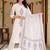 women floral printed regular cotton kurta with trousers & with dupatta