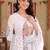 women floral printed regular cotton kurta with trousers & with dupatta