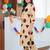 women printed regular cotton kurta with trousers