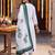 women floral embroidered regular thread work cotton kurta with trousers & with dupatta