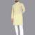 Yellow rayon chikankari lucknowi schifli work kurta pajama