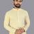 Yellow rayon chikankari lucknowi schifli work kurta pajama