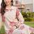 women floral printed regular cotton kurta with trousers
