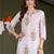 women floral printed regular cotton kurta with trousers