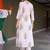 women floral printed regular cotton kurta with trousers