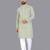 Light green rayon chikankari lucknowi schifli work kurta pajama