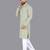 Light green rayon chikankari lucknowi schifli work kurta pajama