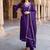 women ethnic motifs regular kurta with trousers & with dupatta