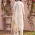 women floral embroidered regular thread work kurta with trousers & with dupatta