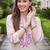 women ethnic motifs embroidered regular thread work kurta with palazzos