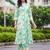 women floral printed regular kurta with trousers
