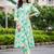 women floral printed regular kurta with trousers