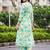 women floral printed regular kurta with trousers