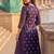 women ethnic motifs printed regular cotton kurta with trousers & with dupatta