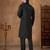 Black premium silk embroidered kurta pajama