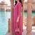women ethnic motifs embroidered regular thread work kurta with palazzos & with dupatta