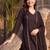 women regular gotta patti cotton kurta with trousers & with dupatta