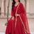 women regular liva kurta with trousers & with dupatta