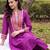 women ethnic motifs embroidered empire thread work kurta with trousers