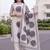 women ethnic motifs printed regular cotton kurta with trousers & with dupatta