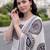 women ethnic motifs printed regular cotton kurta with trousers & with dupatta
