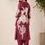 women floral printed regular kurta with patiala