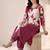 women floral printed regular kurta with patiala
