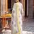 women floral printed regular cotton kurta with trousers & with dupatta