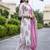 women ethnic motifs printed regular cotton kurta with trousers & with dupatta