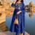 women ethnic motifs embroidered empire thread work kurta with trousers & with dupatta